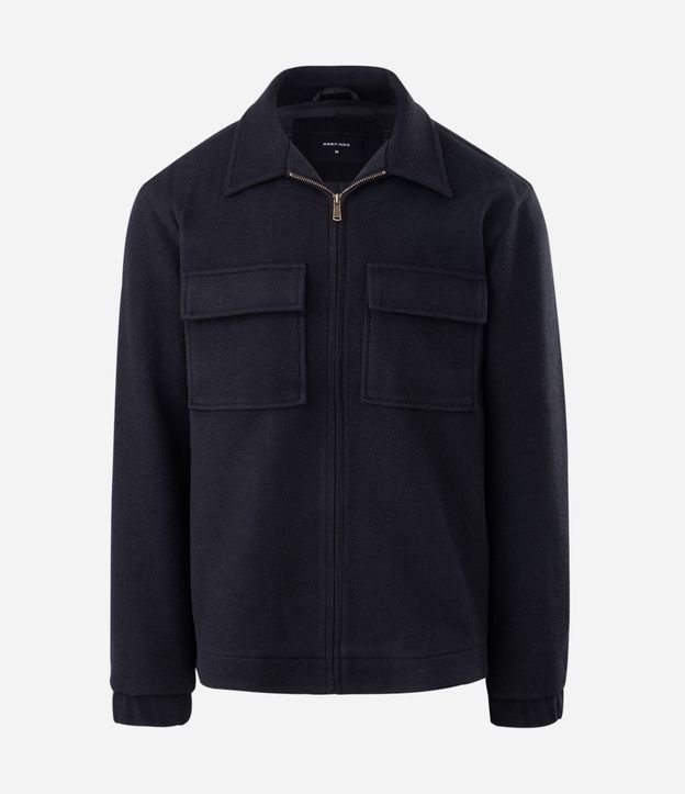 Campera Trucker Pesada en Polivelour con Bolsillos 6