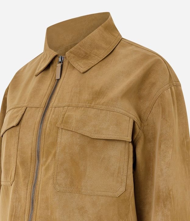 Campera Trucker Regular Harrington en Gamuza 6