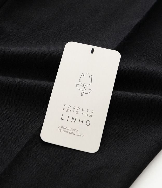 Pantalón Sastre en Viscolino con Pliegues Delanteros 9