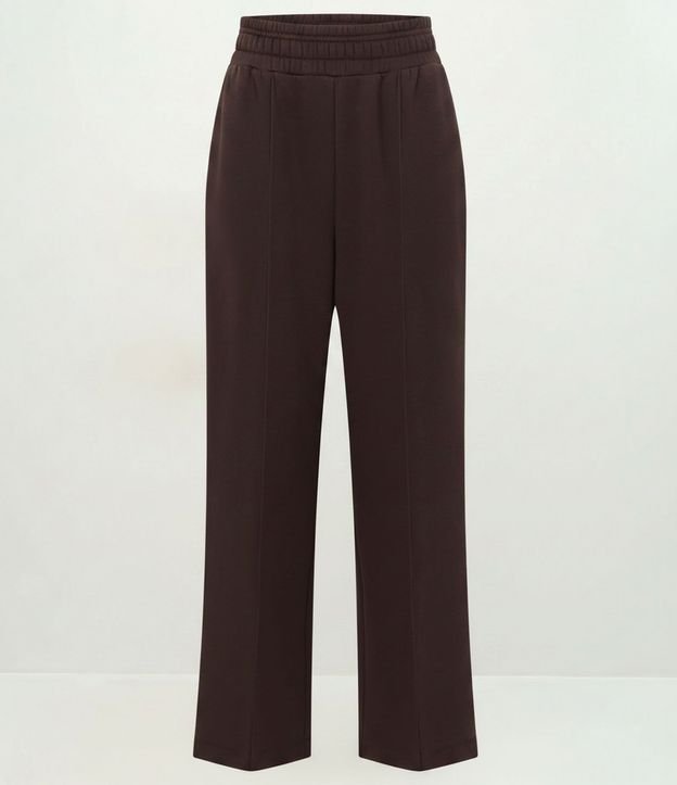 Pantalón Wide Legg en Algodón con Friso 2