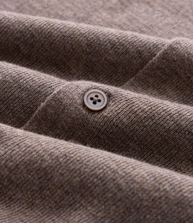 Camisa Masculina en Denim de Algodón con Textura 7