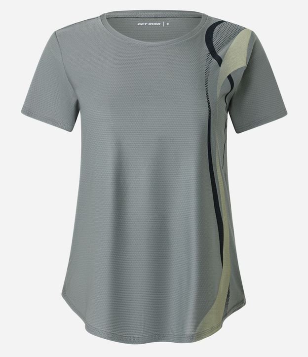 Remera Deportiva en Helanca con Estampa Lateral 5