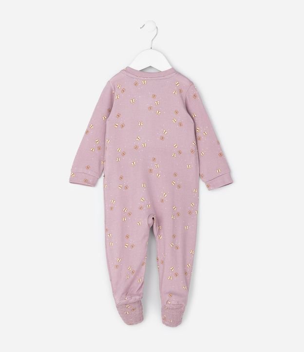 Mono Infantil Manga Larga y Estampa de Mariposa – Talle RN a 18 Meses 3