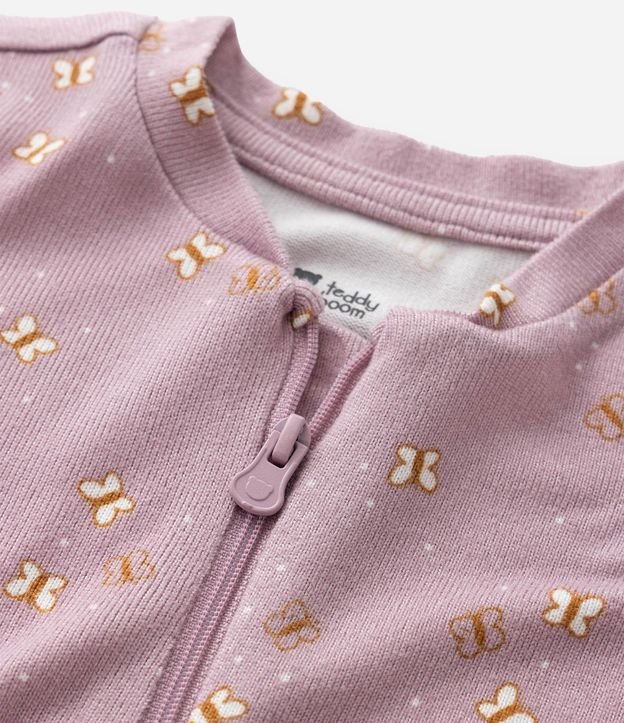 Mono Infantil Manga Larga y Estampa de Mariposa – Talle RN a 18 Meses 8