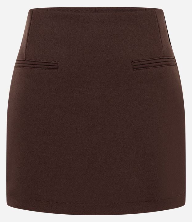Short Pollera en Crepé con Bolsillos Delanteros 7