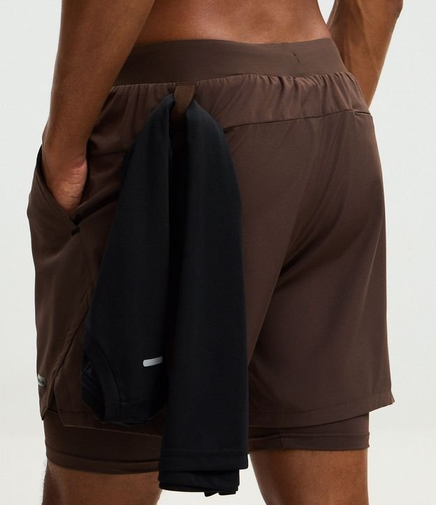 Bermuda Deportiva con Short de Compresión 3