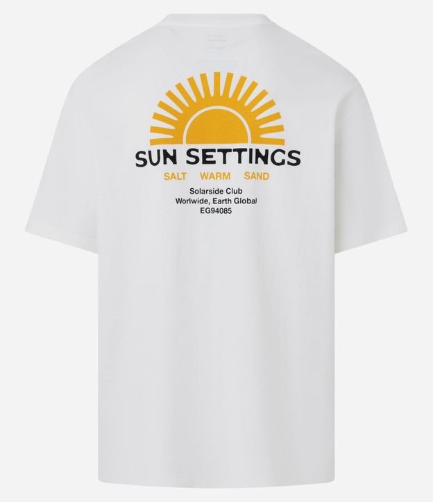 Remera Relaxed en Malhão con Estampa Lettering Sun Settings 8