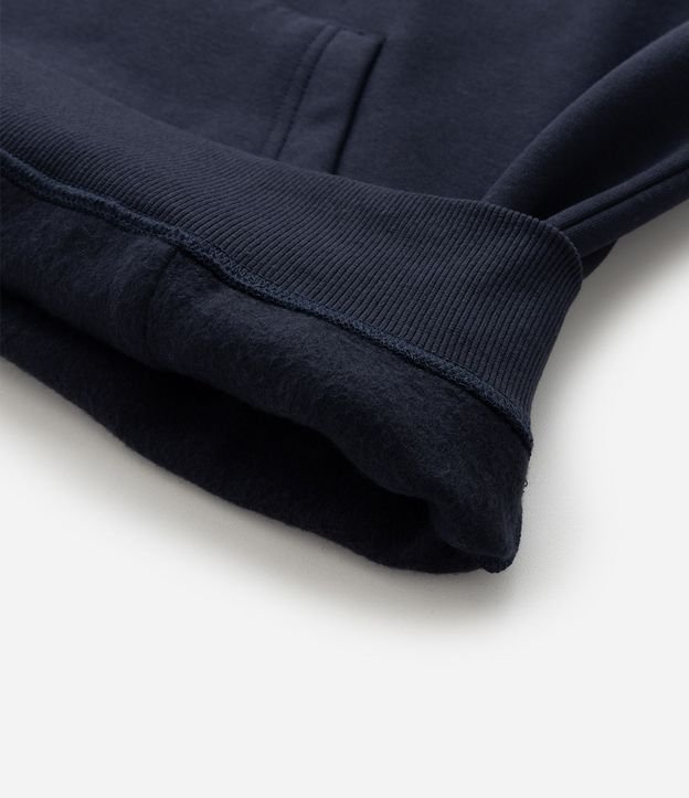 Buzo Masculino Relaxed em Algodón con Capucha y Estampa Guepardo Reckless 98 11