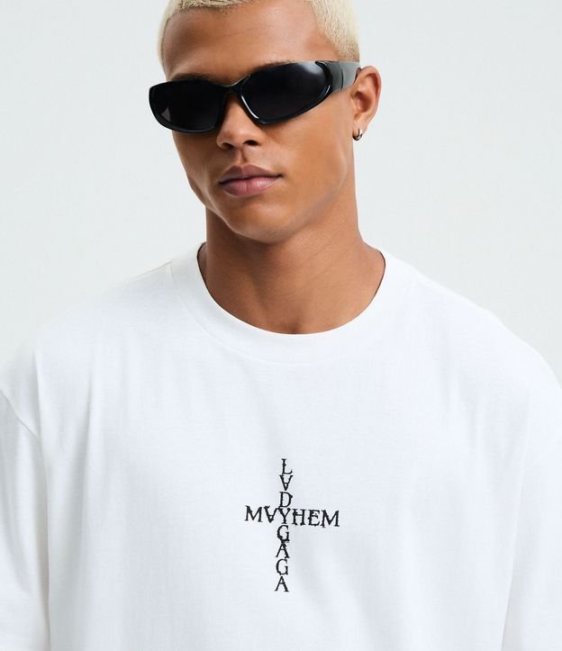 Remera Boxy en Algodón con Estampa Lady Gaga Mayhem 4