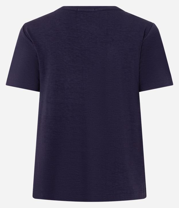 Blusa Básica en Viscosa con Escote V 6