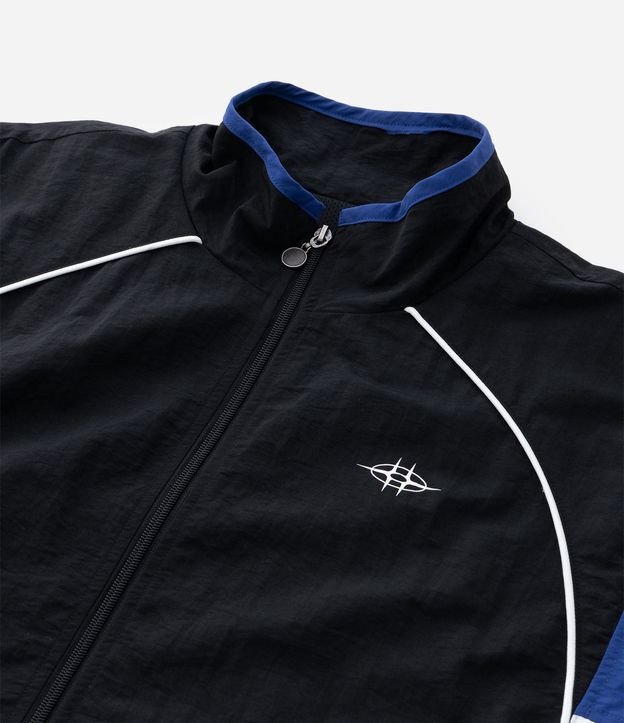 Campera Deportiva en Poliamida con Bloques de Color 8