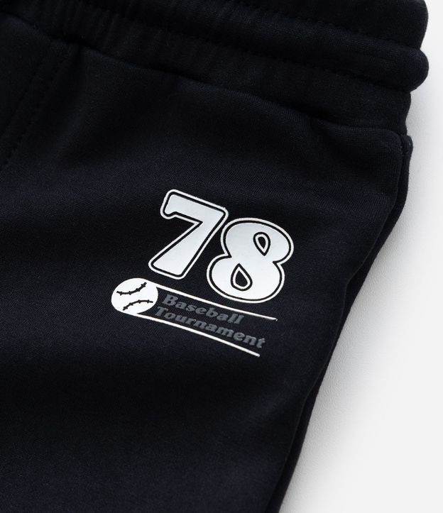 Bermuda Infantil en Algodón Deportiva con Estampado Talle 1 a 6 3