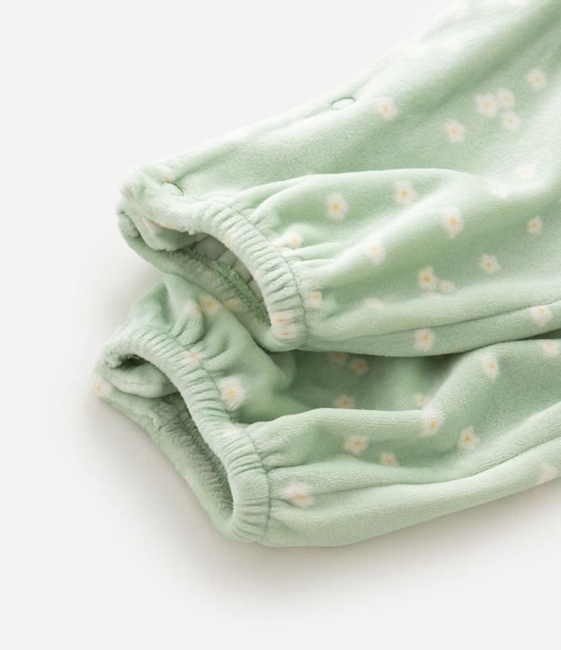 Mono Bebé y Cinta para el Pelo con Estampa Floral – Talle 0 a 18 Meses 7