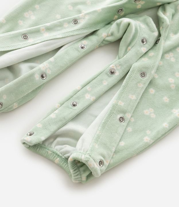 Mono Bebé y Cinta para el Pelo con Estampa Floral – Talle 0 a 18 Meses 8