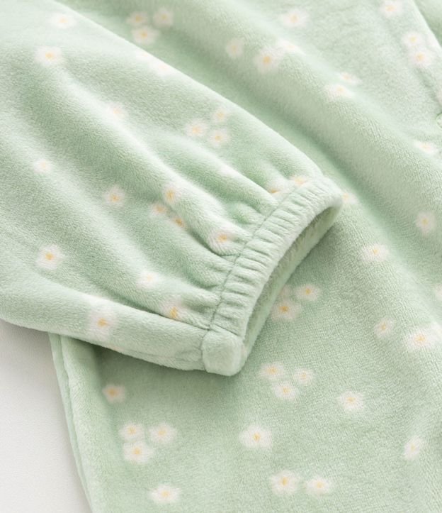 Mono Bebé y Cinta para el Pelo con Estampa Floral – Talle 0 a 18 Meses 6