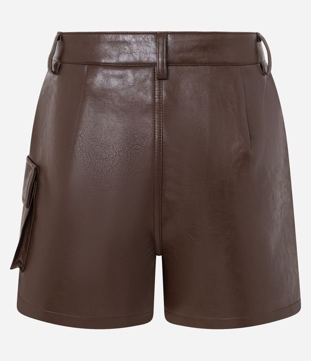Short Pollera en PU con Bolsillos 6
