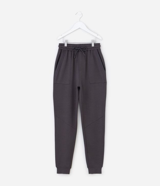 Pantalón Jogger Infantil en Modal con Recortes - Talle 5 a 14 años 2