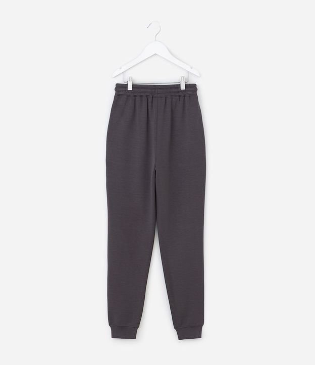 Pantalón Jogger Infantil en Modal con Recortes - Talle 5 a 14 años 3