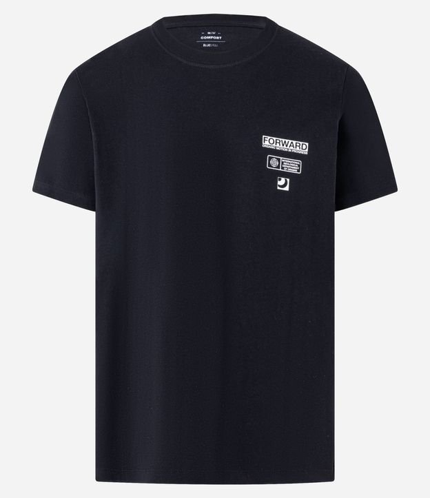 Remera Comfort en Algodón con Estampa Frente y Espalda Mapa Topográfico 6