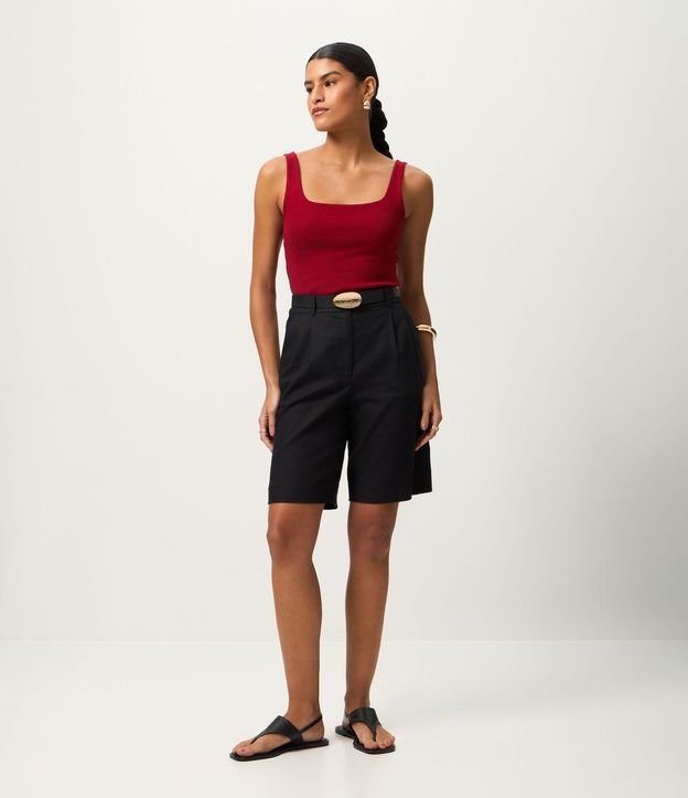 Blusa en Rib con Bretel Ancho 2