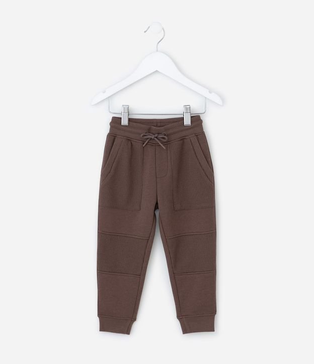 Pantalón Infantil con Recortes y Texturas - Talle 1 a 6 años 2