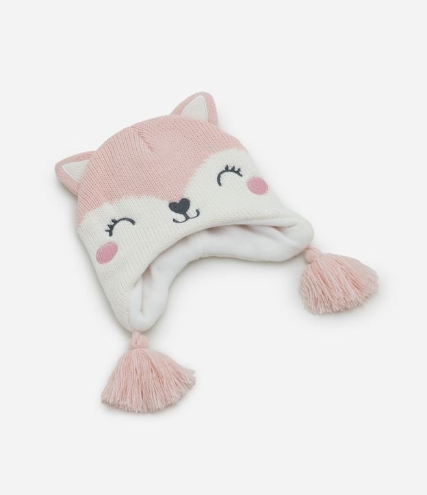 Conjunto Gorro con Guantes con Carita Bordada – Talle U 2