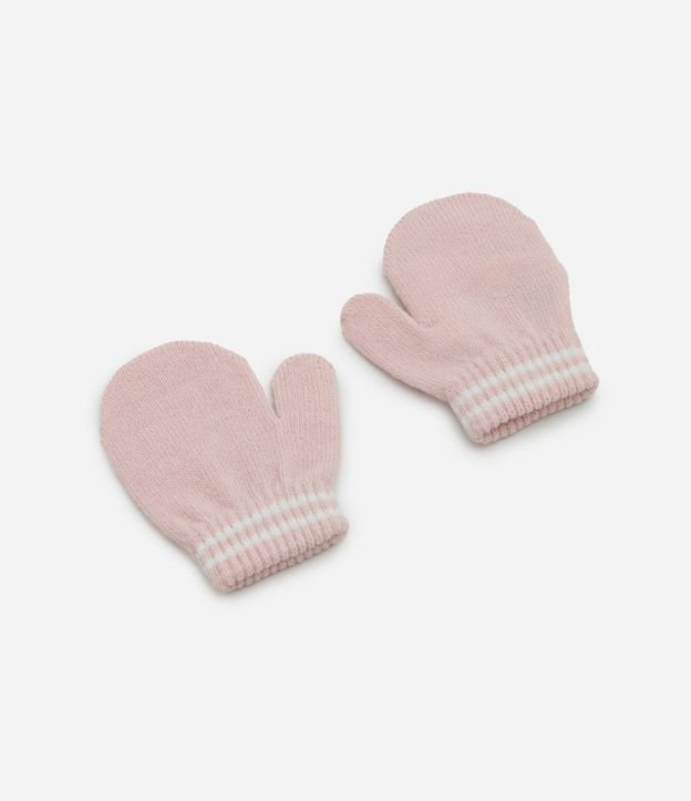 Conjunto Gorro con Guantes con Carita Bordada – Talle U 3