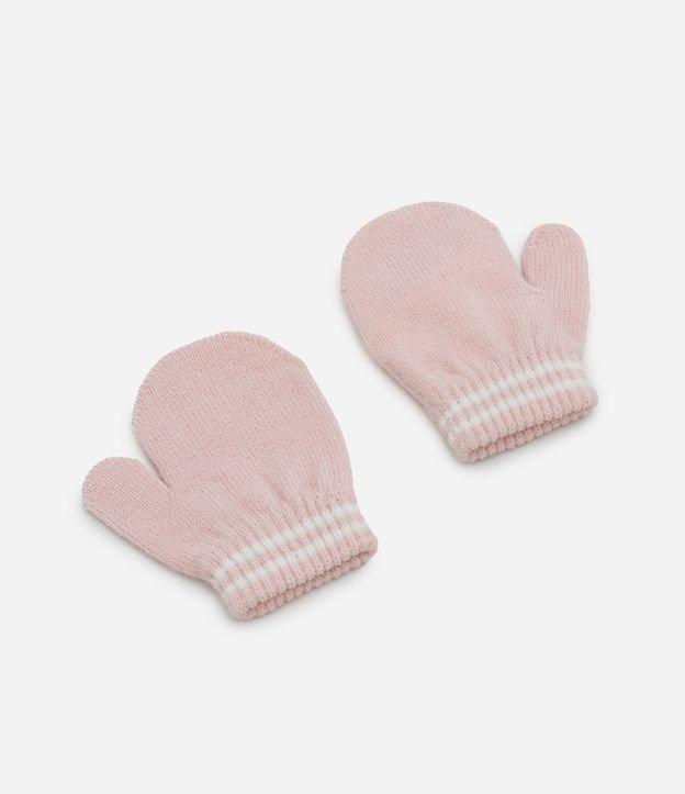 Conjunto Gorro con Guantes con Carita Bordada – Talle U 4