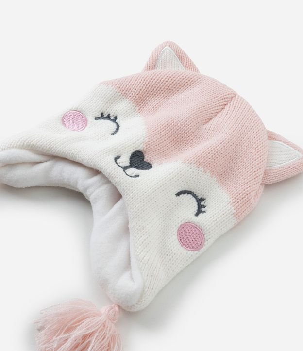 Conjunto Gorro con Guantes con Carita Bordada – Talle U 7