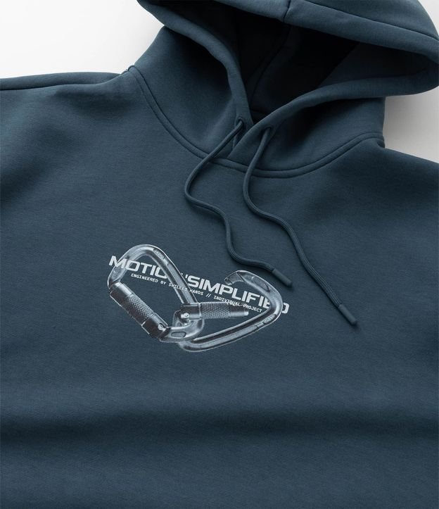 Saco Relajado en Algodón con Felpa y Estampa de Lettering 7