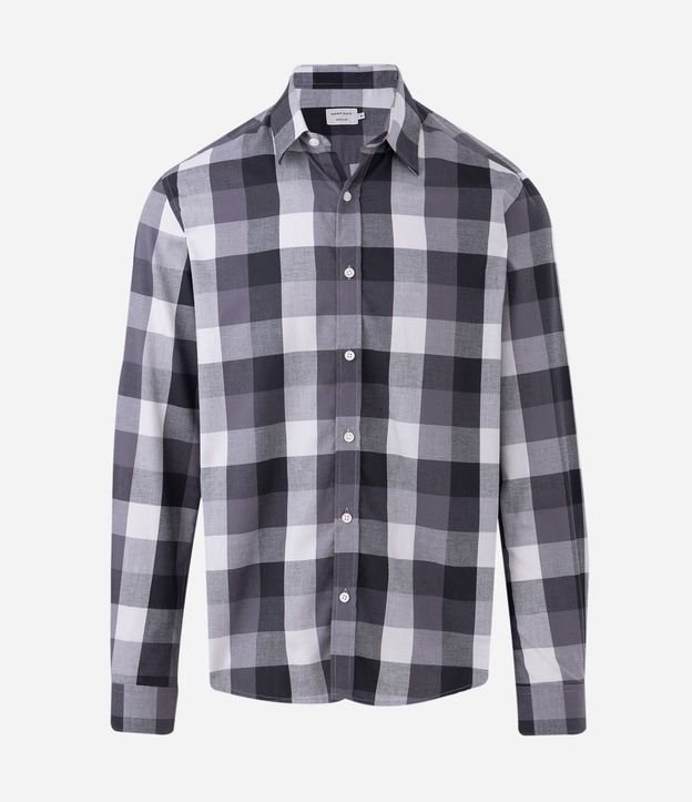 Camisa Manga Larga en Franela de Cuadros 1