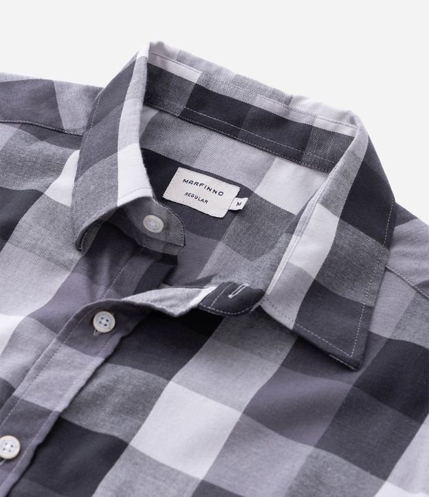 Camisa Manga Larga en Franela de Cuadros 4