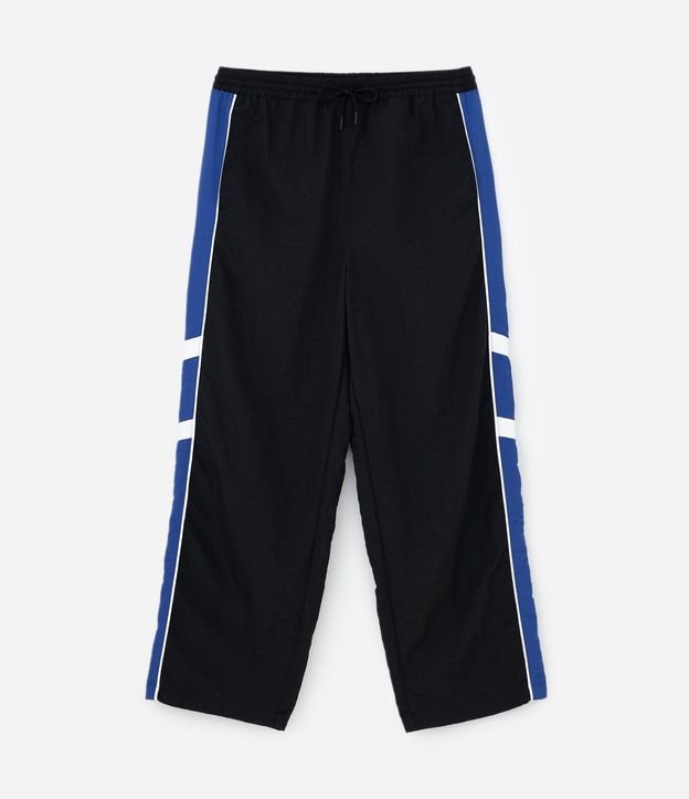 Pantalón Deportiva Microfibra con Paneles Laterales 5