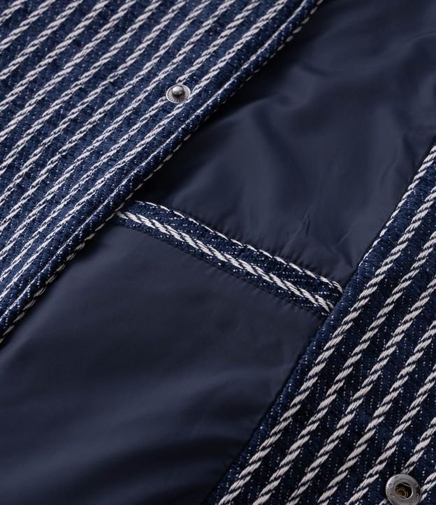 Campera Texturizada Jacquard Rayada 10