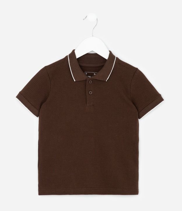 Remera Polo Infantil Texturizada - Talle 1 a 6 años 3
