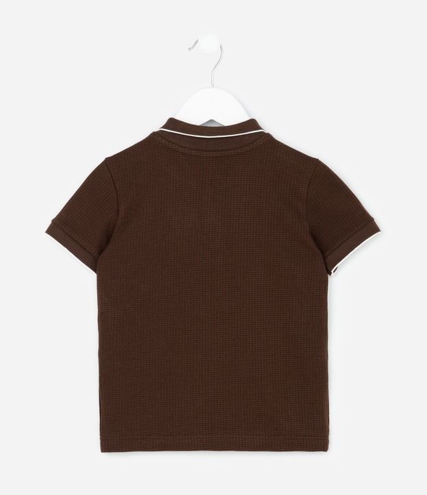 Remera Polo Infantil Texturizada - Talle 1 a 6 años 4
