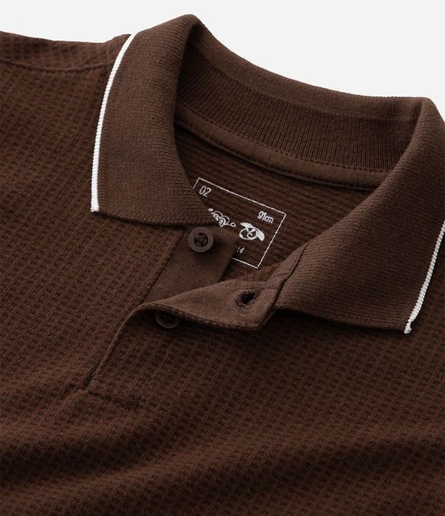 Remera Polo Infantil Texturizada - Talle 1 a 6 años 7