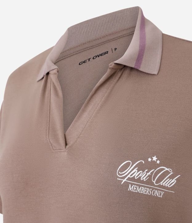 Remera Polo Oversized Deportiva con Manga Corta 2