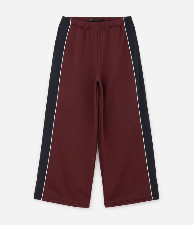 Pantalón de Algodón con Felpa y Painéis 5