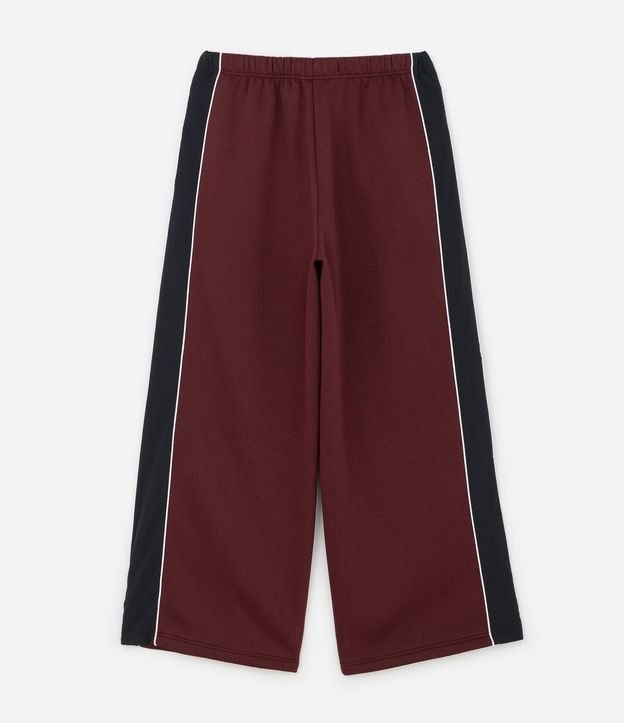 Pantalón de Algodón con Felpa y Painéis 6