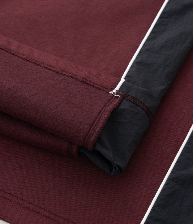 Pantalón de Algodón con Felpa y Painéis 9
