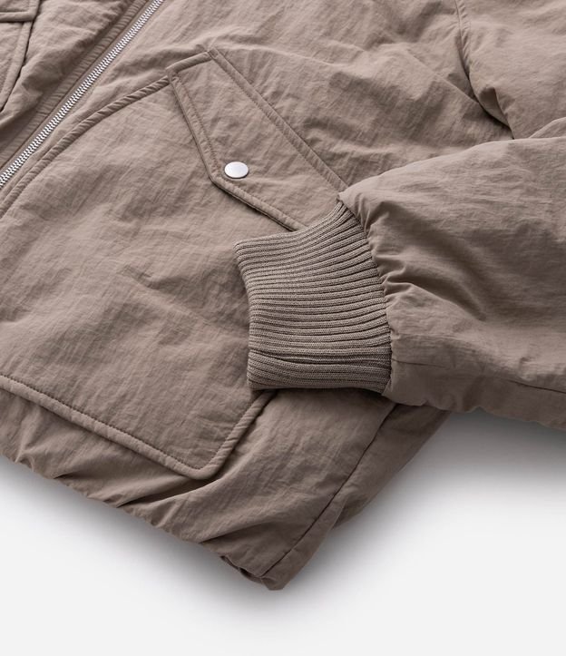 Campera Bomber en Poliamida con Bolsillos 9