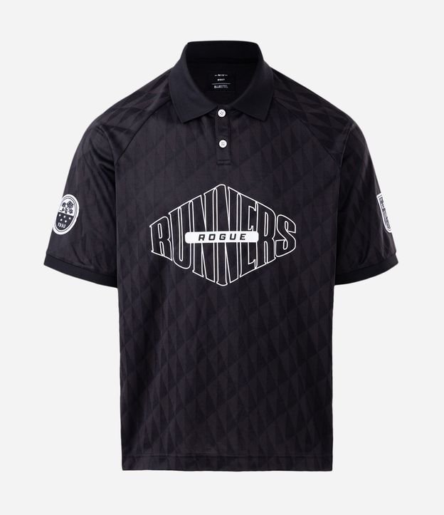 Polo Masculina Manga Corta Boxy Runners 5