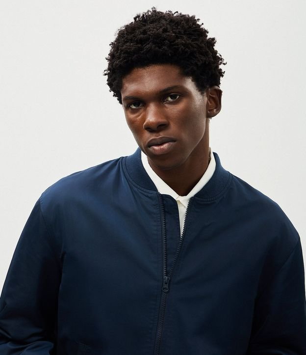 Campera Bomber Aberta con Cremallera 3