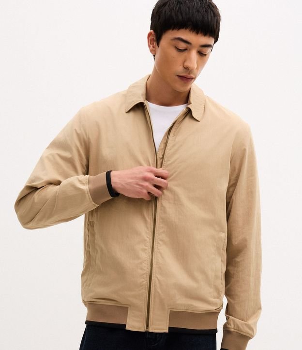 Campera Bomber en Sarga 4