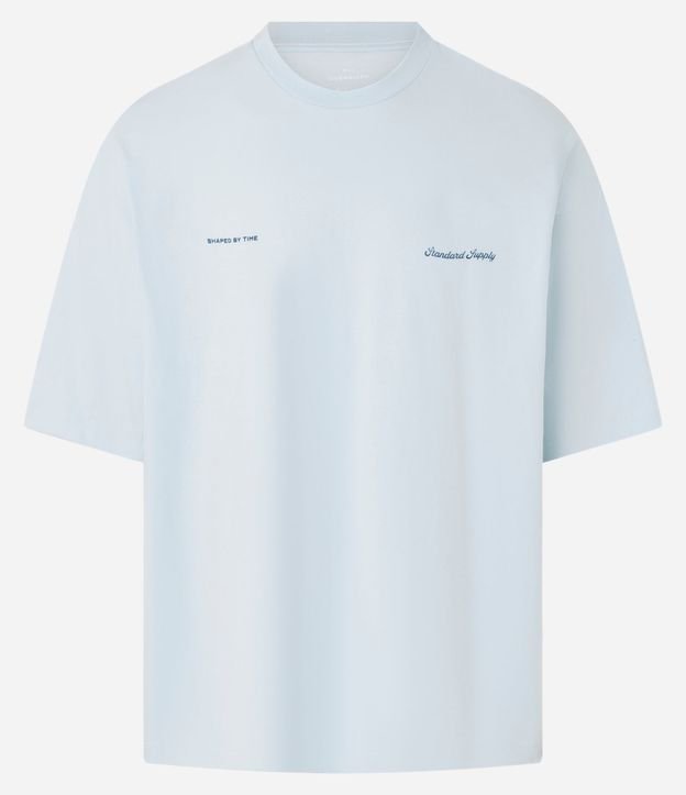 Remera Oversized en Algodón con Estampa  Lettering Standard Supply 6
