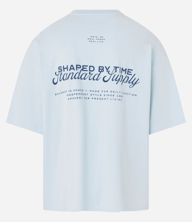 Remera Oversized en Algodón con Estampa  Lettering Standard Supply 7