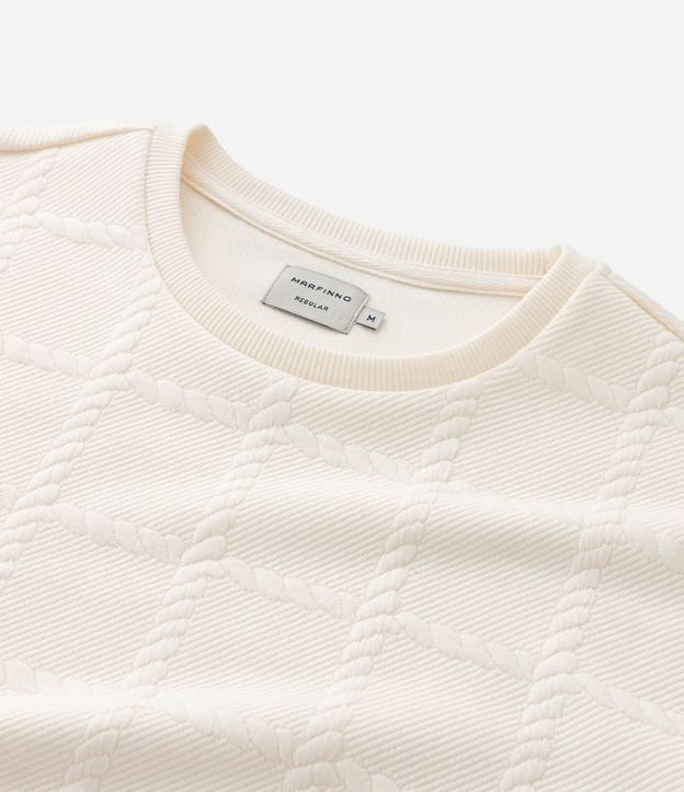 Saco Regular con Elastano Texturizado en Efecto Cordas 4