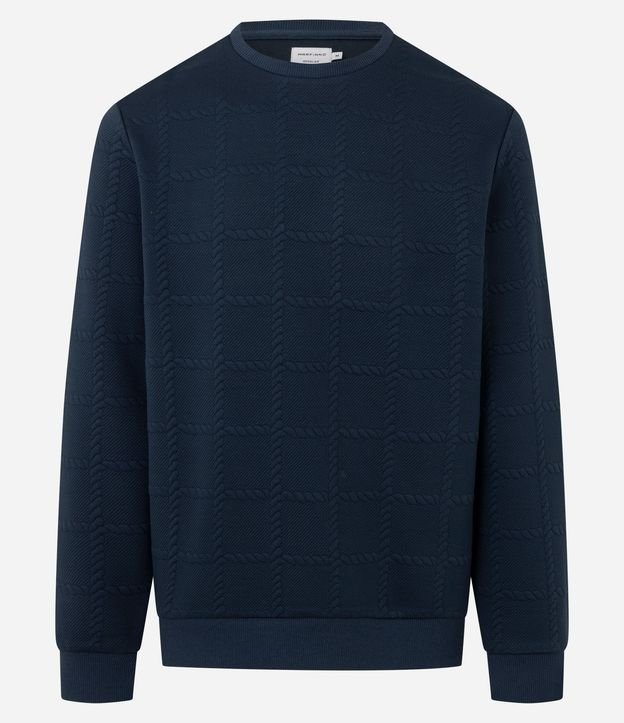 Saco Regular con Elastano Texturizado en Efecto Cordas 1