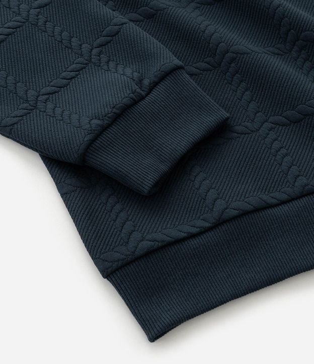 Saco Regular con Elastano Texturizado en Efecto Cordas 5